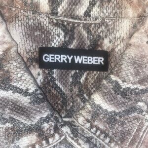 Gerry Weber Brown and Cream Patterned Jacket